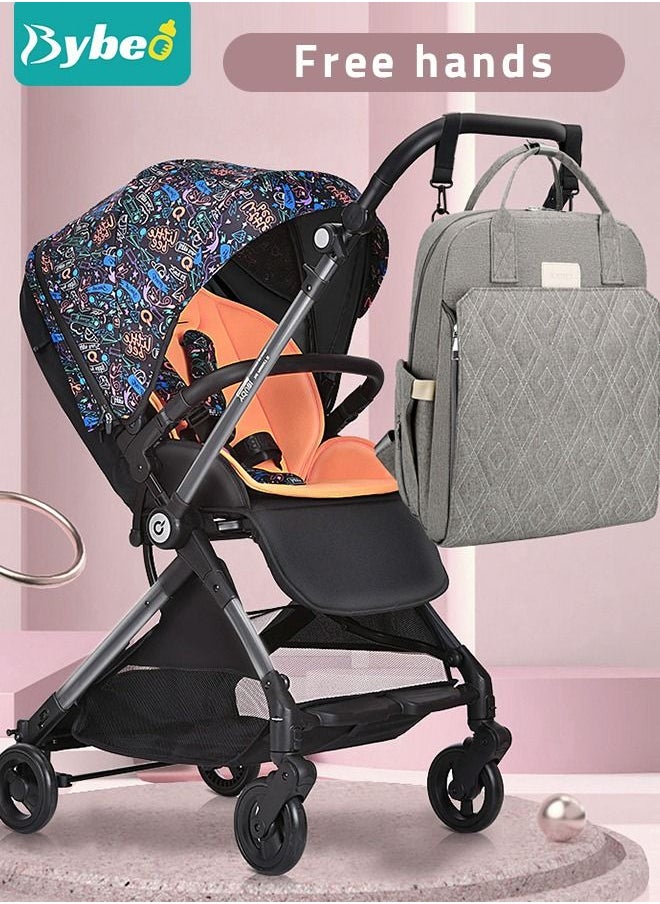 Bybeo Fashionable Baby Diaper Backpack with Changing Station Waterproof Large Capacity Multifunction Maternity Mummy Bag  - Image 3