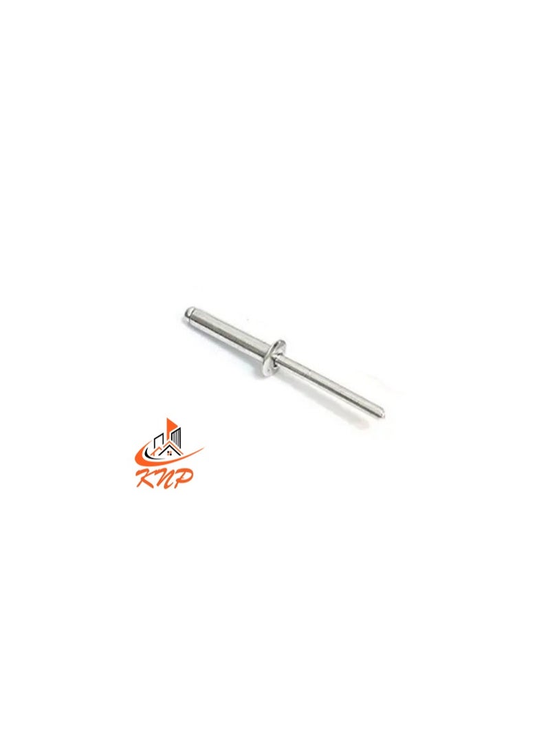 KNP KNP Aluminum Alloy Blind Rivets - Pack of 100 (4mm x 10mm) - Image 2