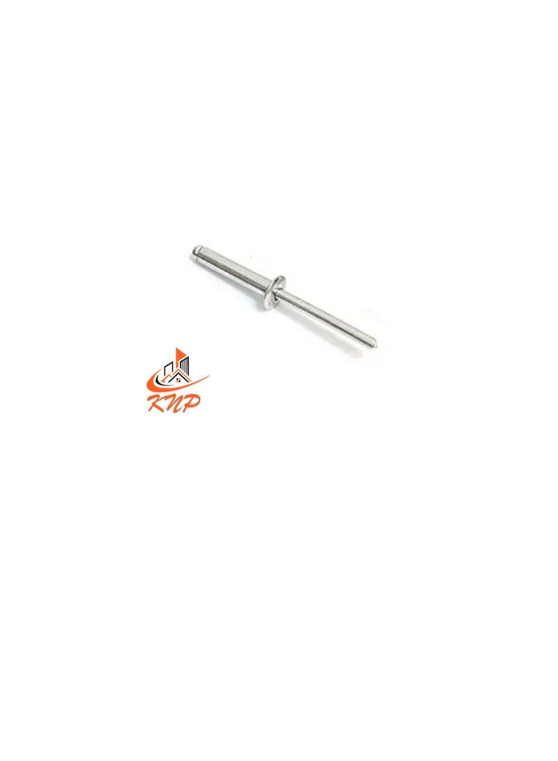 KNP KNP Aluminum Alloy Blind Rivets - Pack of 100 (4mm x 10mm) - Image 1