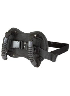 SYOSI Motorcycle Backseat Handle, Adjustable Reinforce Buckle Bandage, Waist Belt Black Backseat Handle, Passenger Seat Grip Strap Motorcycle Accessory, for Children Motorcycle Passenger  - Image 1