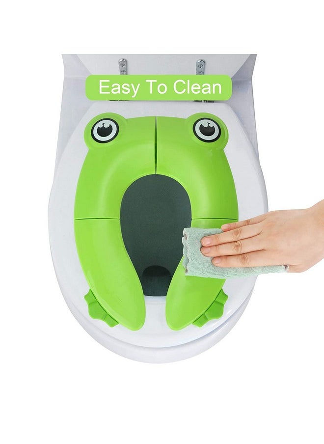 Portable Baby Toilet Seat Foldable Western Kids Potty Trainer Cover For Toddler Boys Girls Travel, Green, Plastic - pzsku/Z266281CD0883B1FFBFA1Z/45/_/1735566922/db0c2fe9-f231-4bda-b47a-40c8ff62e2a0