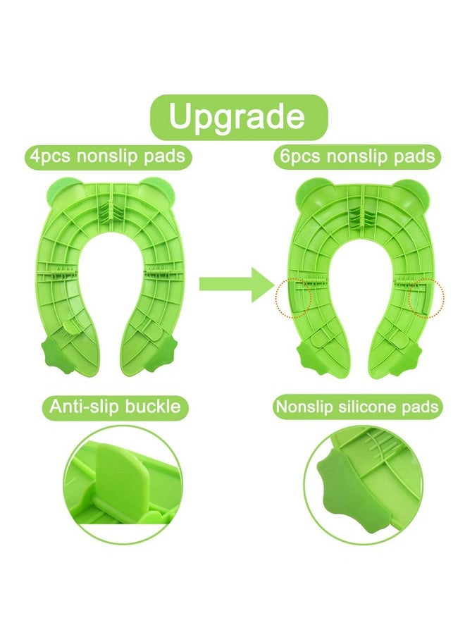 Portable Baby Toilet Seat Foldable Western Kids Potty Trainer Cover For Toddler Boys Girls Travel, Green, Plastic - pzsku/Z266281CD0883B1FFBFA1Z/45/_/1735566948/4e8f9470-9fa5-4250-ade2-3c66974cef18