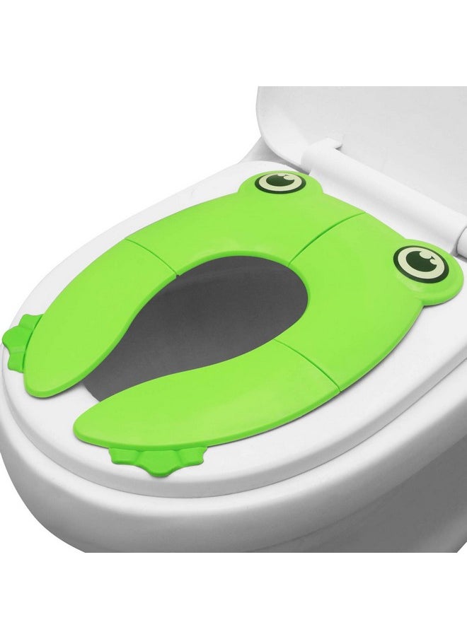 Portable Baby Toilet Seat Foldable Western Kids Potty Trainer Cover For Toddler Boys Girls Travel, Green, Plastic - pzsku/Z266281CD0883B1FFBFA1Z/45/_/1735567027/af2d6b1b-ac19-4a63-9d7e-303112707343