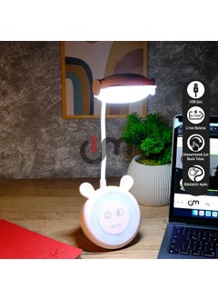 ACK Rechargeable Touch LED Desk Lamp, Adjustable Light, Kids Room Study Desk Lighting with Night Mode Dual Light Blue Body  - Image 1