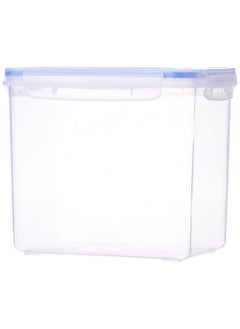 Aristo Aristo Lock & Fresh 213 Plastic Storage Container For Storing grains, pulses, rice, wheat etc- 2400 ML, Transparent Clear, large (LOCK&FRESH213) (19 x 13 x 16.5cm)  - Image 1
