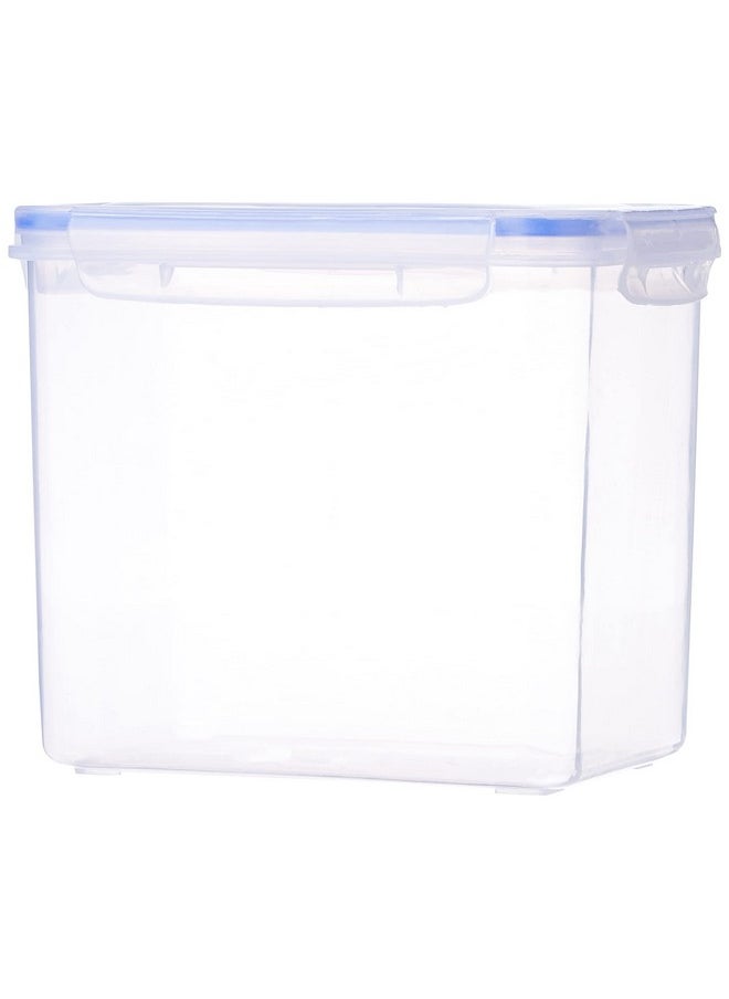 Aristo - Aristo Lock & Fresh 213 Plastic Storage Container For Storing grains, pulses, rice, wheat etc- 2400 ML, Transparent Clear, large (LOCK&FRESH213) (19 x 13 x 16.5cm) - Image 1