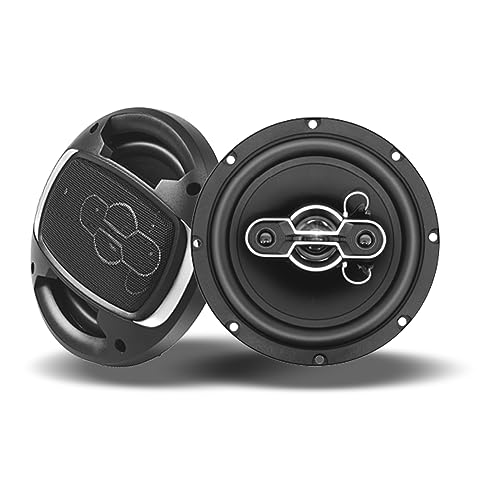 TUMAN Pro 6.5'' Car Speakers, 500 Watt Max 4-Way Coaxial Car Audio Speaker, Professional Car Door Speakers, Sound Stereo and no Distortion, Mylar Tweeter Truck Speakers (1 Pair) - Image 1