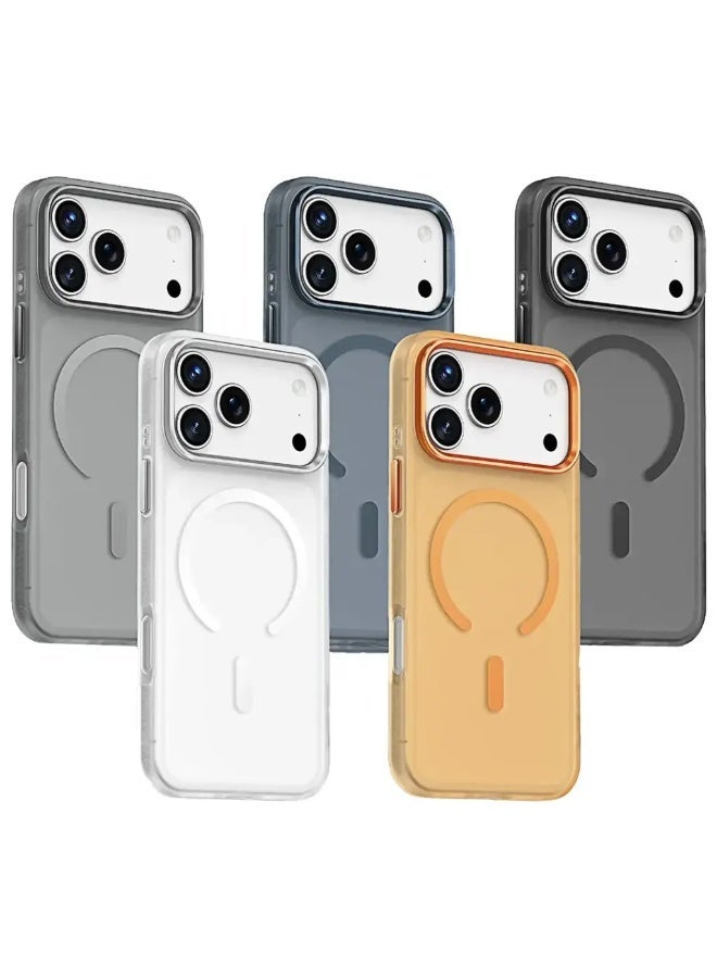 Green Lion Matte MagSafe X Ultimate Touch & Superior Grip Case for iPhone 17 Pro Max – Blue | Shockproof Magnetic Cover | Anti-Fingerprint | Premium Soft Finish - Image 3