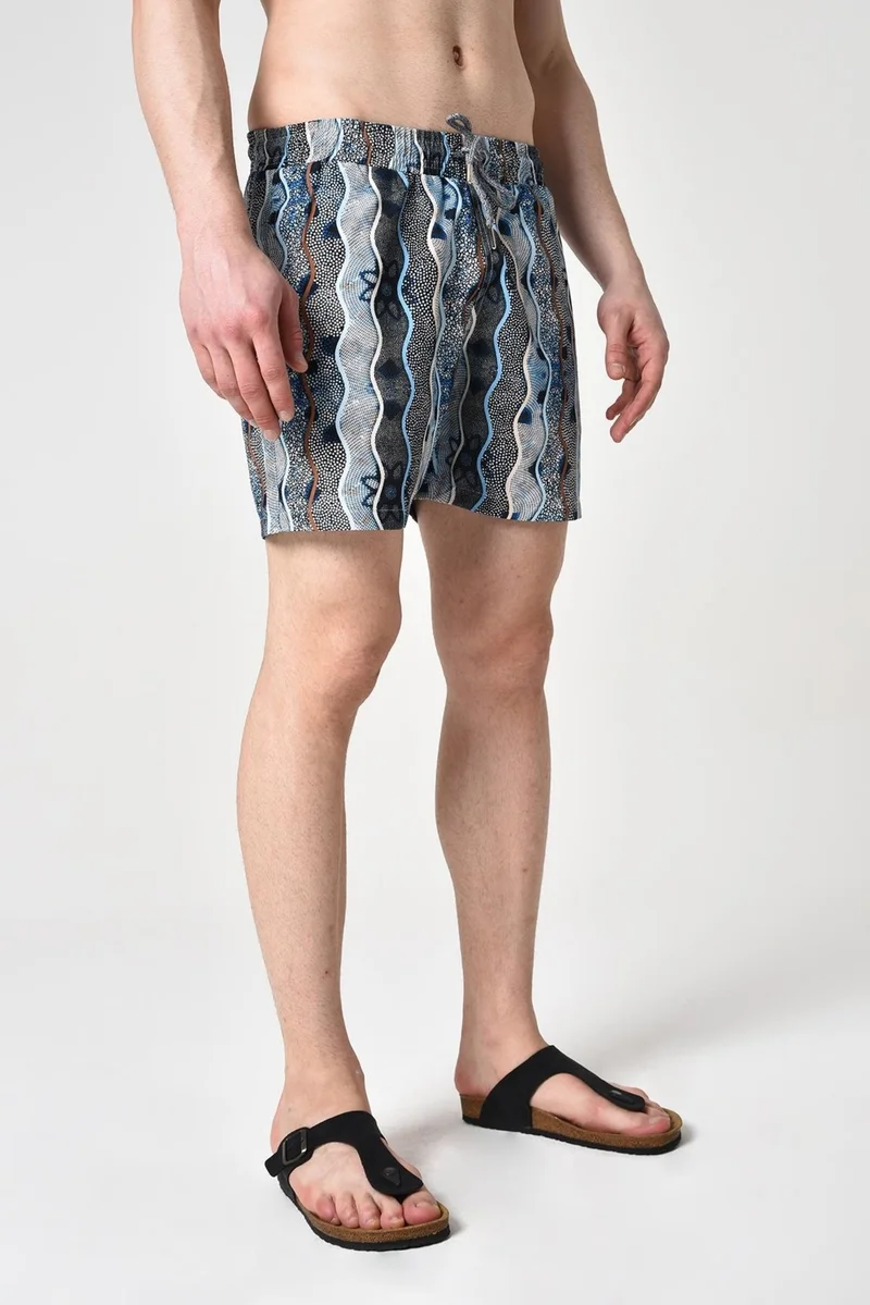 الكسندر جاردي Patterned Swim Shorts (E22-GRANZ00)