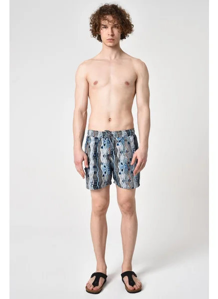 الكسندر جاردي Alexandergardı Patterned Sea Shorts (E22-GRANZ00)