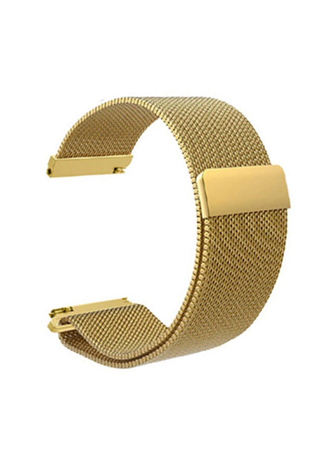 NIBEMINENT Stainless Steel Magnetic Band For Huawei TalkBand B5 Gold - Image 1