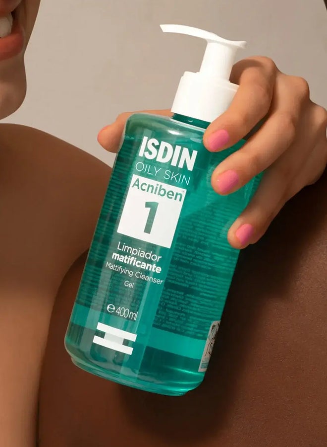 إيسدن ISDIN Acniben Mattifying Cleanser Gel 400ml - Image 5