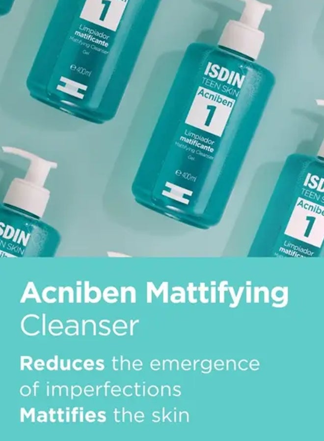 إيسدن ISDIN Acniben Mattifying Cleanser Gel 400ml - Image 4