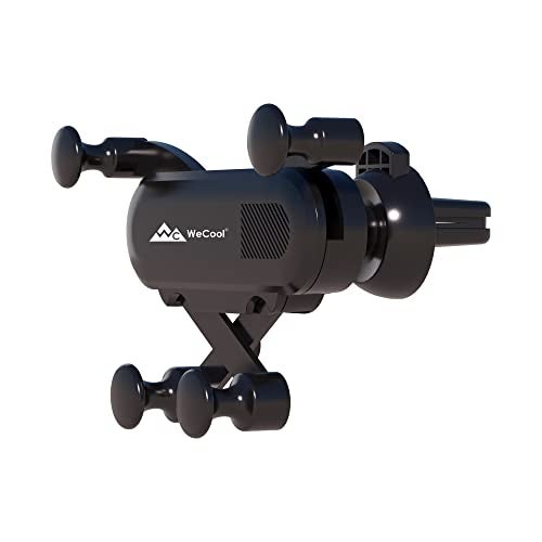 Wecool C2 AC Vent car Mobile Holder for Dashboard, Auto Locking car Phone Holder with Strong Grip Air Vent Mount Compatible with All Smartphones - Image 1