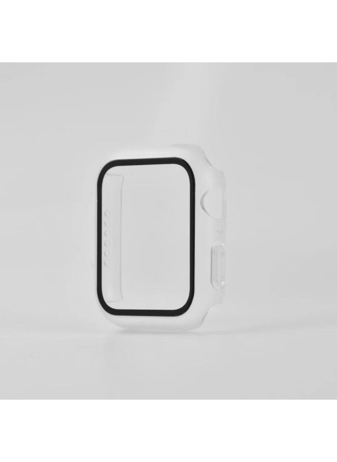 Generic - Applicable To Apple Iwatch8/9/10 Watch Case PC Case Film Integrated Protective Case Ultra3 49mm Protective Case-Color:Transparent-Exterior Dimension:S10 42mm With Packaging - Image 1