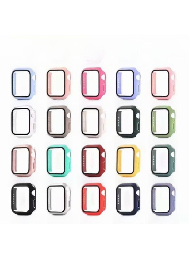Generic - Applicable To Apple Iwatch8/9/10 Watch Case PC Case Film Integrated Protective Case Ultra3 49mm Protective Case-Color:Transparent-Exterior Dimension:S10 42mm With Packaging - Image 1