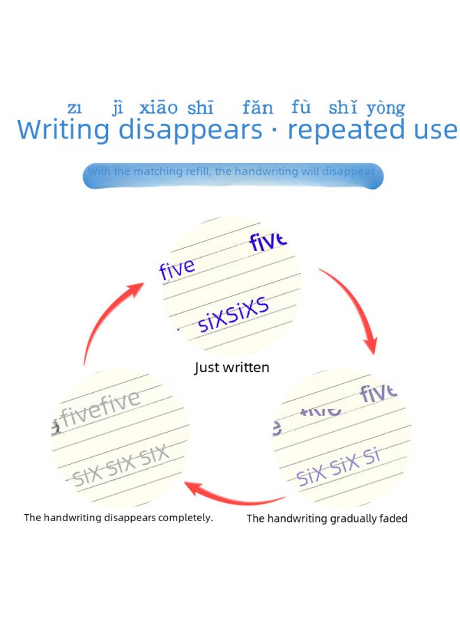 Children's Copybook English Children's Pen Control Training Hard Pen Groove Pinyin Digital Copybook Can Be Fixed - Image 4