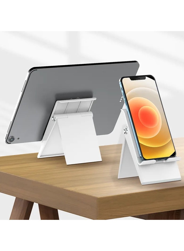 Generic Universal Adjustable Foldable Portable Lazy Mobile Phone Holder ABS Phone Stand For Iphone For Samsung For Xiaomi - Image 1