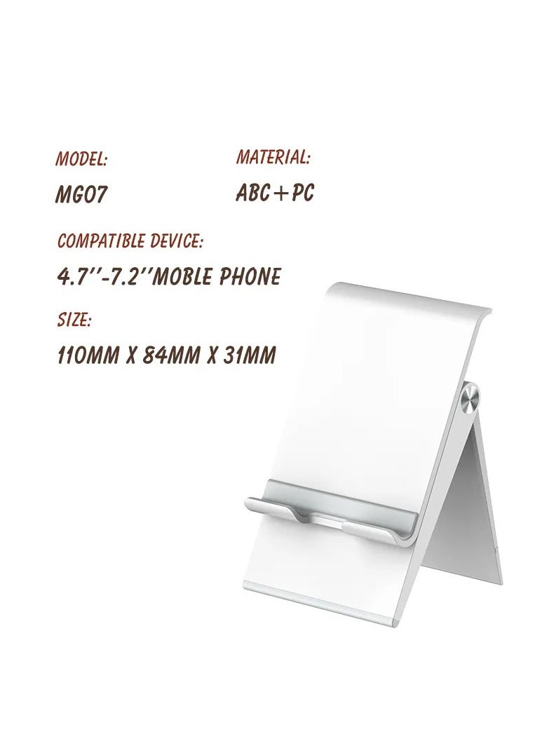 Generic Universal Adjustable Foldable Portable Lazy Mobile Phone Holder ABS Phone Stand For Iphone For Samsung For Xiaomi - Image 5