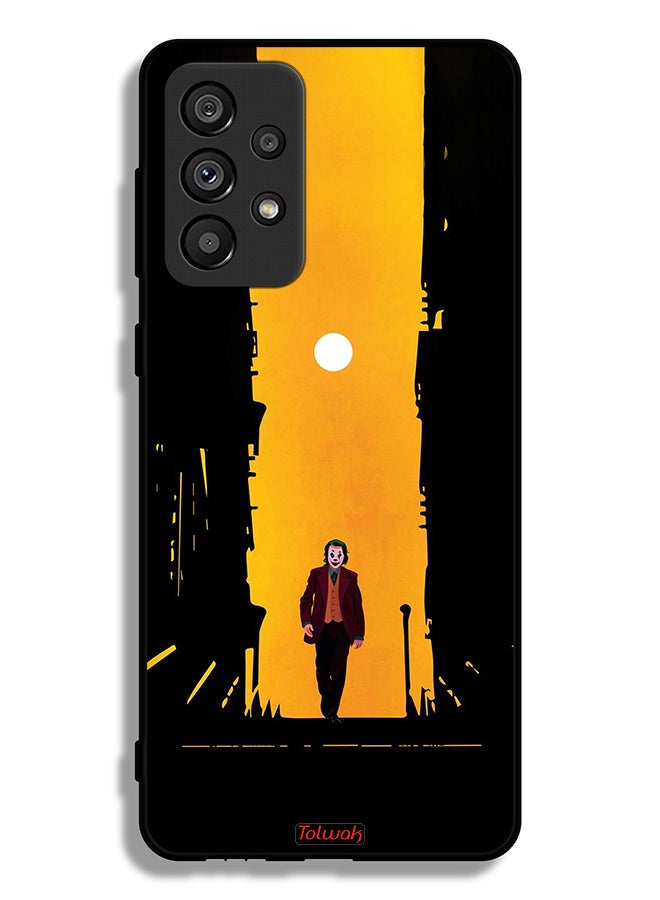 Tolwak Samsung Galaxy A73 5G Protective Case Cover Joker Abstract Digital Artwork - Image 1