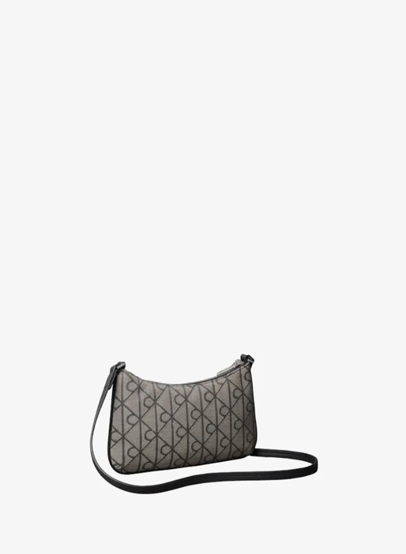 Calvin Klein Emblem Jacquard Convertible Crossbody Bag