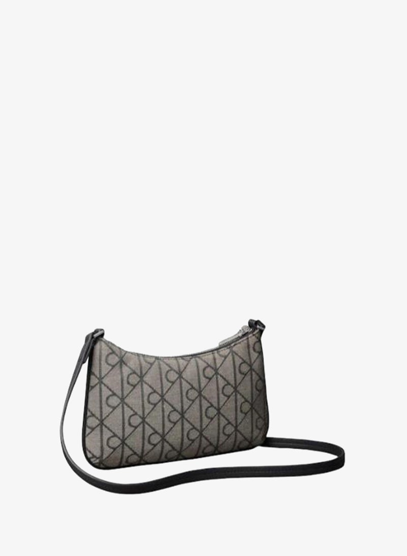 CALVIN KLEIN Emblem Jacquard Convertible Crossbody Bag - Image 3