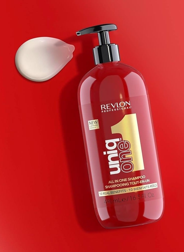 ريفلون شامبو الكل في واحد يونيك بروفيشنال 490 مل من ريفلون - Image 2