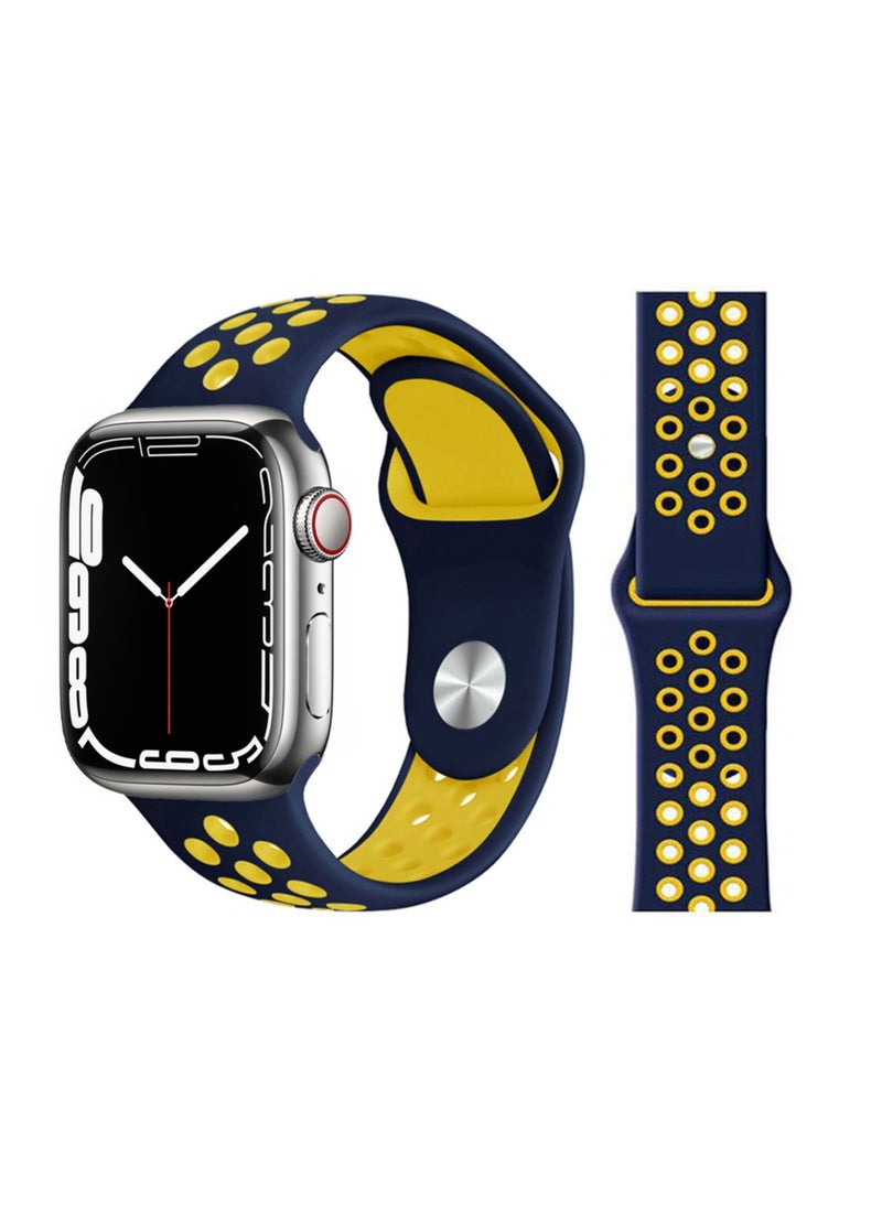 Perfii - 3pcs Watch Bands Replacement for Apple Watch Strap Compatible with Apple Watch 49/46/45/44/42mm Series 10/9/8/7/6/5/4/SE/Ultra - Image 1