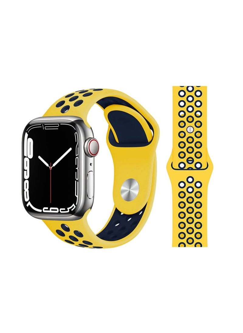 Perfii - 3pcs Watch Bands Replacement for Apple Watch Strap Compatible with Apple Watch 49/46/45/44/42mm Series 10/9/8/7/6/5/4/SE/Ultra - Image 1