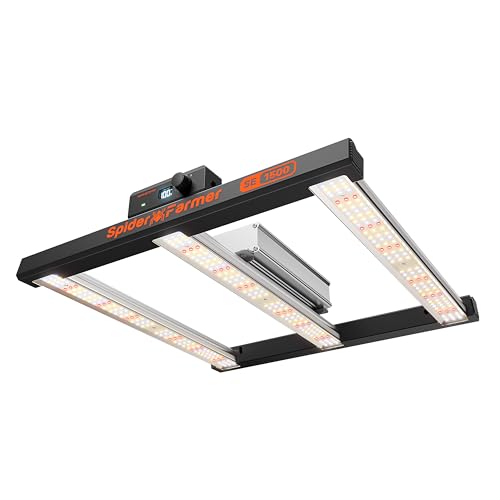 Spider Farmer SE1500 150W LED Grow Light, 2x2ft Coverage, App & Digital Dimming Control, Full Spectrum Bar Style Grow Light for Indoor Plants - Image 1