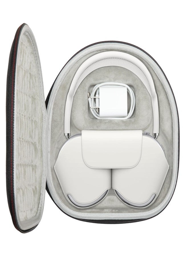 Ginsco All-in-one Hard Travel Case for Apple AirPods Max Wireless Over-Ear Headphones, Compatible with Original Apple Smart Case Charge Cables,Slim Organizer Hard Shell Bag with Sleep Mode (Smart) - Image 1