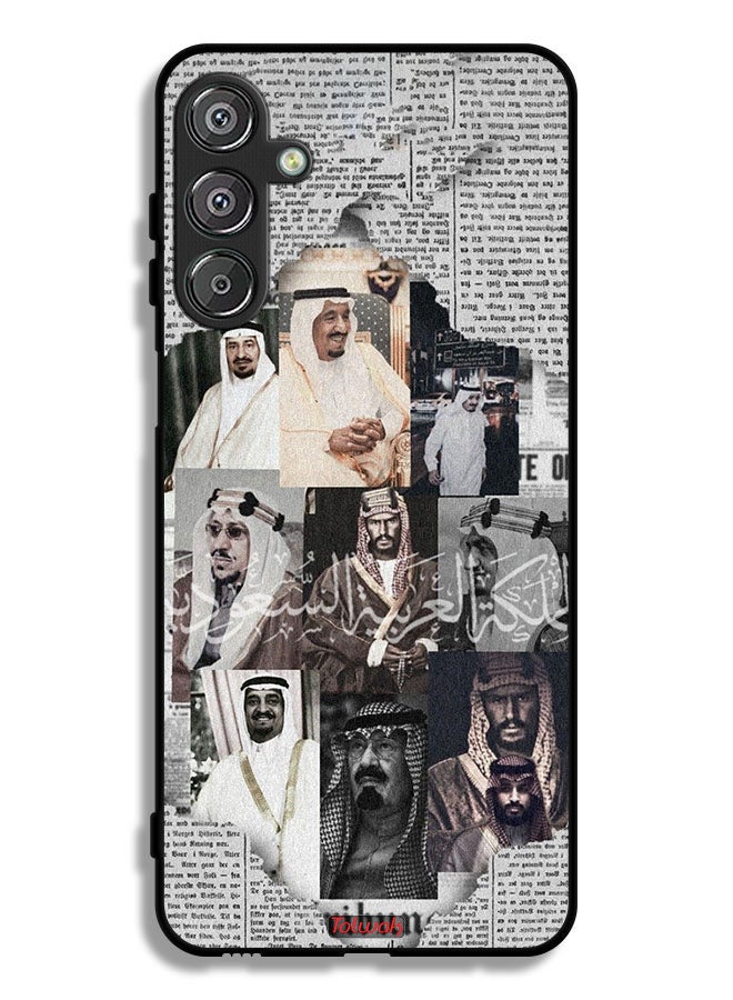 Tolwak Samsung Galaxy F36 Protective Case Cover Saudi Kings In News Paper - Image 1