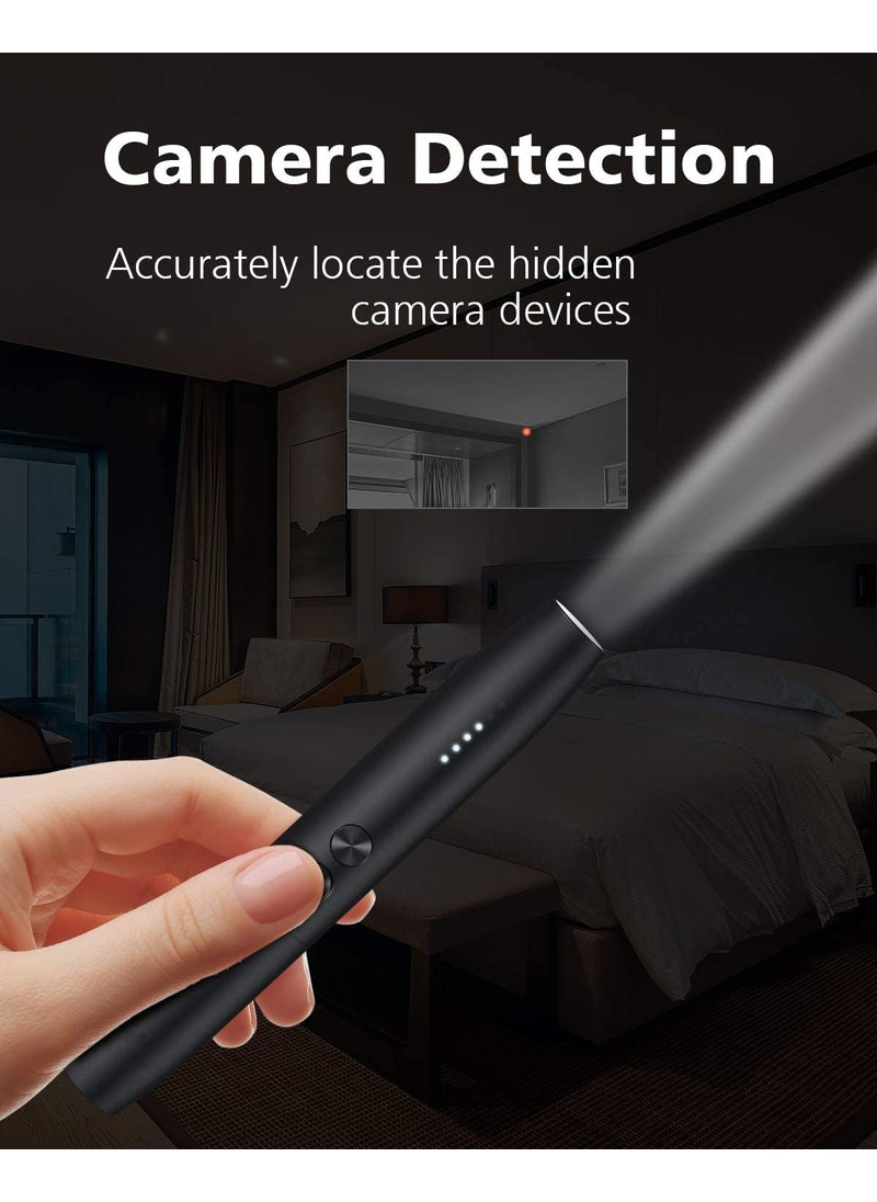 Skypearll Hidden Camera Detector Pen Anti Spy Detector for Spy Camera Bug Detector Privacy Protector 5 Levels Sensitivity 25H Working Time Portable Pen Shape Home Office Travel