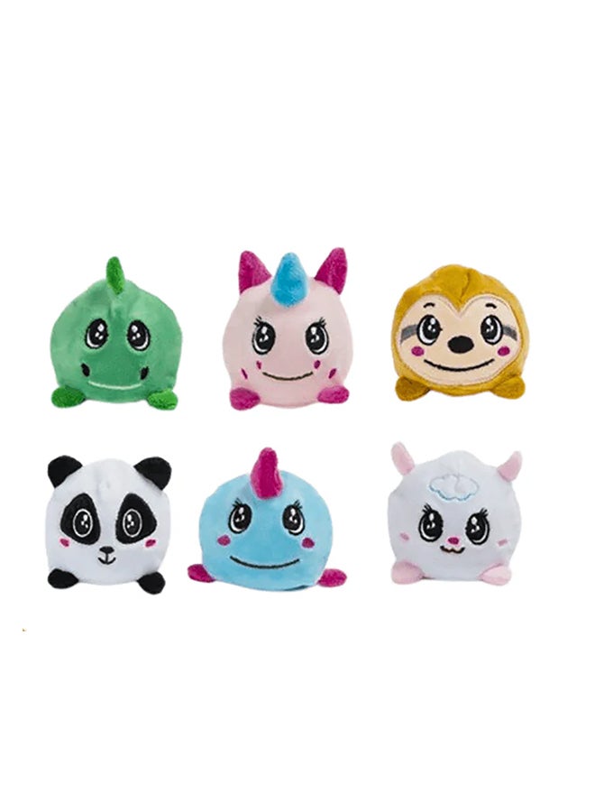 RMS Plush Glitter Squishy Toy Assorted – Soft Sparkle Squeeze Sensory Toy for Kids, Cute Pocket Money Gift - Image 3