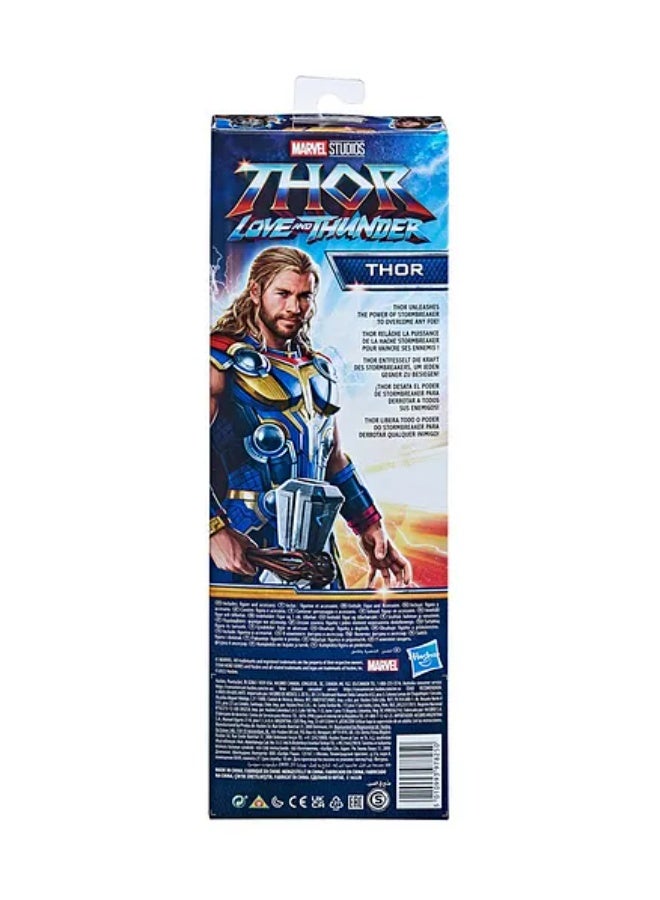 MARVEL Avengers Titan Hero Series Thor Toy, 12-Inch-Scale Thor: Love and Thunder Action Figure with Accessory, Toys for Kids Ages 4 and Up - Image 3