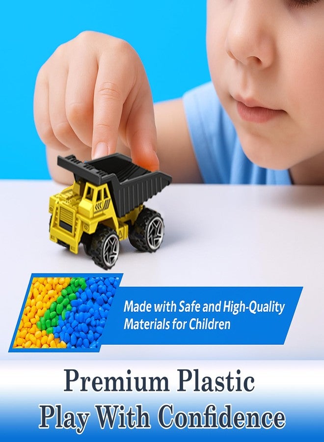 Frontoytall 24 Pieces Cars & Trucks Toy Set for Toddlers, Boys & Girls - Die-Cast Vehicles with BPA-Free Plastic, Kids Birthday Gifts, Party Favors, Easter & Holiday Stocking Stuffers (Ages 3+) - Image 3
