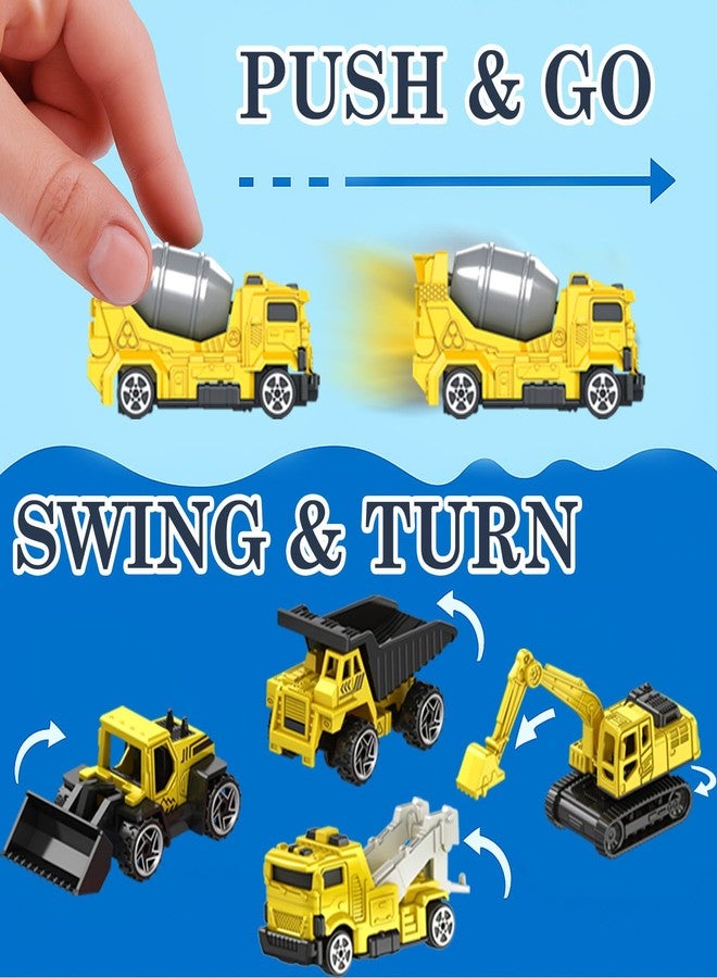 Frontoytall 24 Pieces Cars & Trucks Toy Set for Toddlers, Boys & Girls - Die-Cast Vehicles with BPA-Free Plastic, Kids Birthday Gifts, Party Favors, Easter & Holiday Stocking Stuffers (Ages 3+) - Image 4
