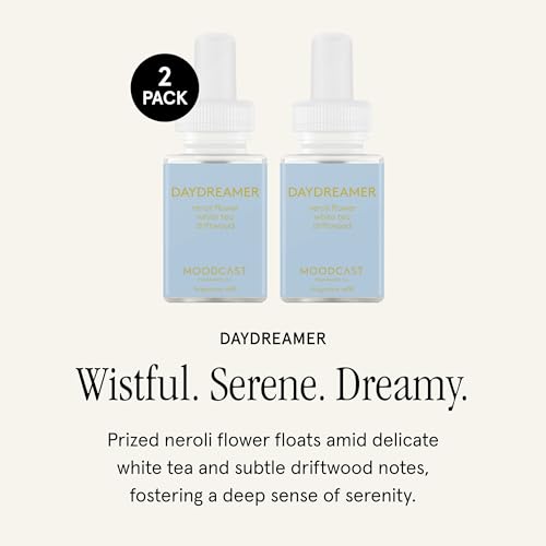 Pura & Moodcast Home Scent Refill - Smart Home Air Diffuser - Up to 120-Hours of Luxury Fragrance per Refill - Home Essential - Clean & Safe Diffuser Fragrance - 2 Pack, Daydreamer - Image 2