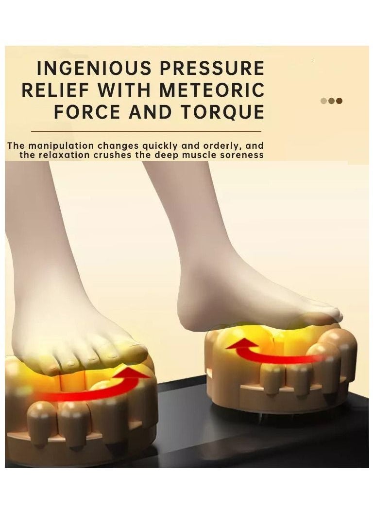 DBLEW - Shiatsu Mini Electric Foot Legs And Calf Massager Machine With Deep Heat Tissue Kneading Therapy Feet Pain Relief For Tired Muscles Red - Image 1