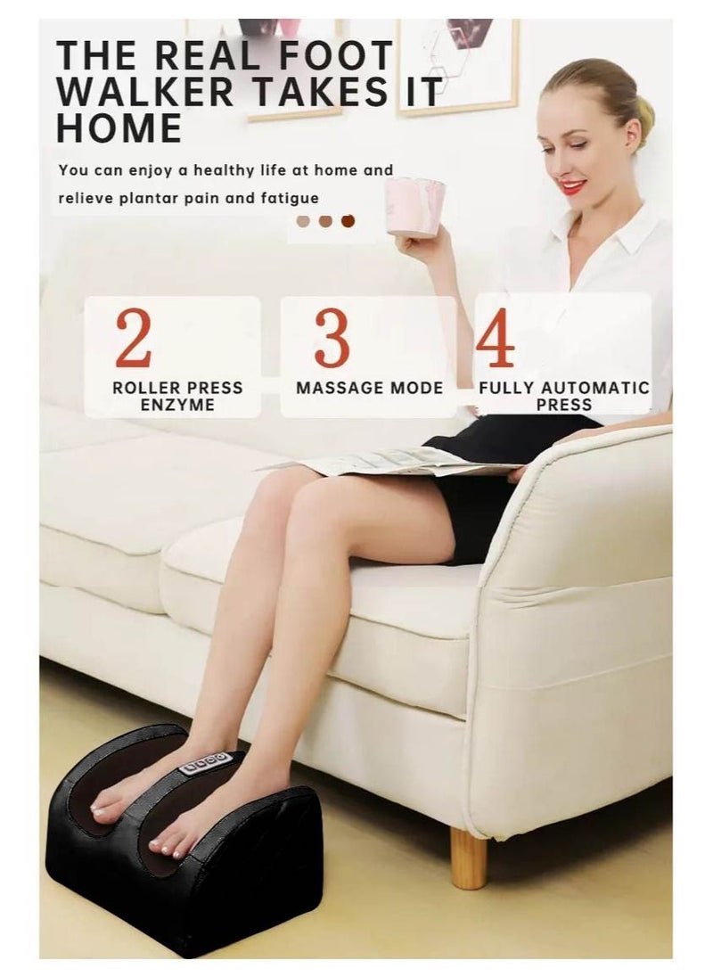 DBLEW - Shiatsu Mini Electric Foot Legs And Calf Massager Machine With Deep Heat Tissue Kneading Therapy Feet Pain Relief For Tired Muscles Red - Image 1