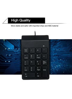 NIBEMINENT Mini Waterproof Numeric Keypad Black  - Image 5