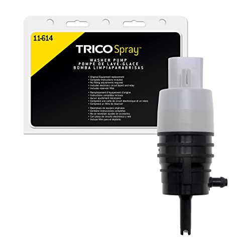 TRICO Spray Automotive Replacement Windshield Washer Pump (11-614) Fits Select BMW, Buick, Cadillac, Chevy, Dodge, GMC, Honda, Jeep, Mercedes-Benz, Ram, and Volkswagen Model Years - Image 1