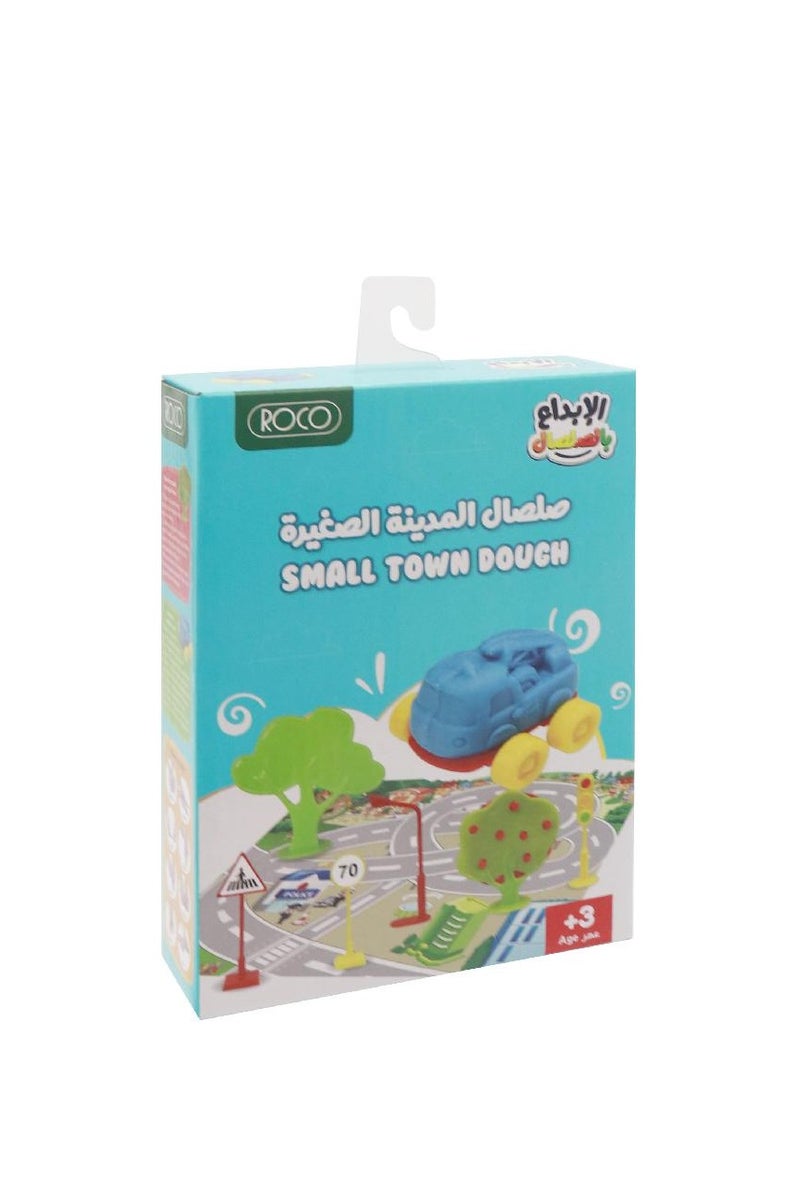 Color Dough Toys Small Town Modelling Clay/Dough + Accessory