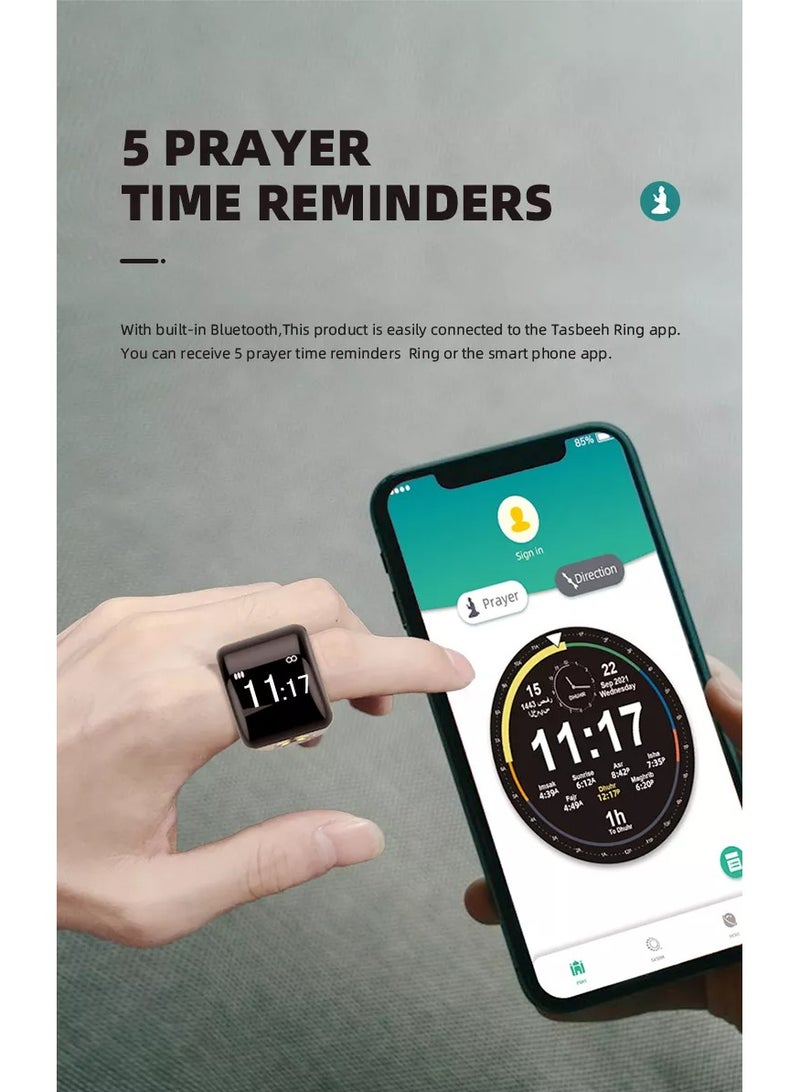 إيكوانتو خاتم ذكر بلاستيك من اكوانتو خاتم تسبيح QB702 لايت - Image 2