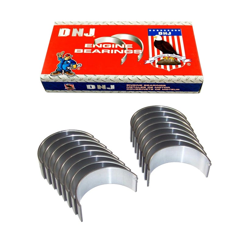DNJ RB4131.30 Oversize Rod Bearings Set for 1991-2017 Ford, Lincoln, Mercury Aviator, Blackwood, Continental 4.6L-5.8L V8 32V DOHC 281cid - Image 1