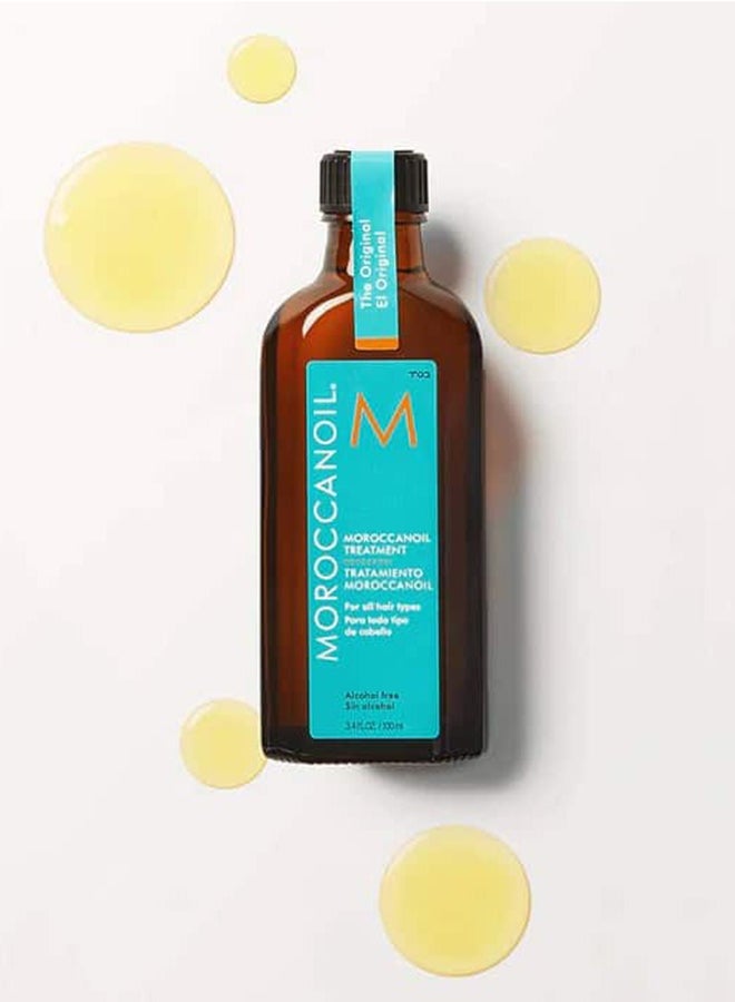 MOROCCANOIL Treatment Oil for All Hair Types, Argan Oil Hair Serum, 100ml – Smooth, Shine & Frizz Control - Image 2