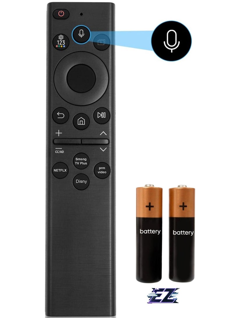 ELTRAZONE Replacement BN59-01385A Voice Remote Control for Samsung Smart TVs with Voice Function Remote Control Compatible with Samsung Smart TV Crystal Frame UHD QLED Curved 4K 8K Series with battery - Image 1