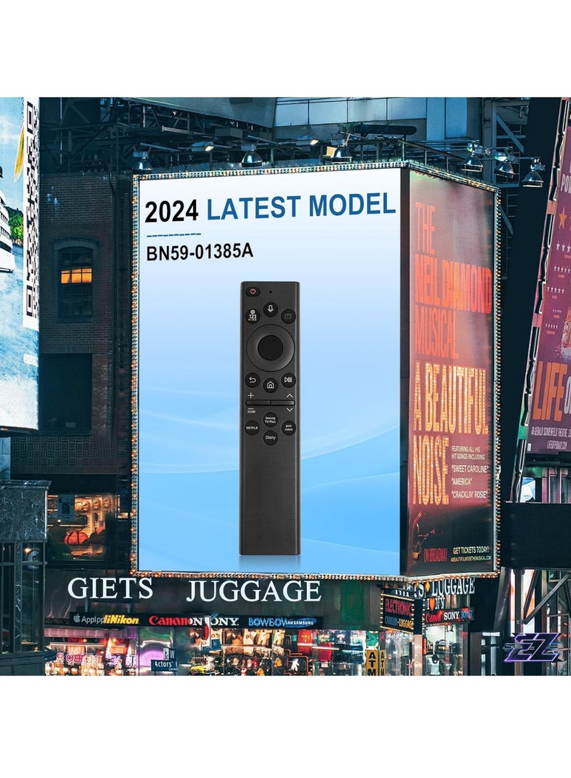 ELTRAZONE Replacement BN59-01385A Voice Remote Control for Samsung Smart TVs with Voice Function Remote Control Compatible with Samsung Smart TV Crystal Frame UHD QLED Curved 4K 8K Series with battery - Image 2