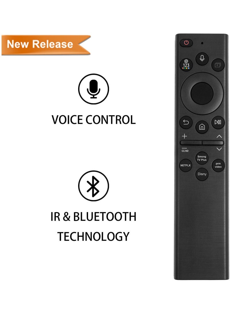 ELTRAZONE Replacement BN59-01385A Voice Remote Control for Samsung Smart TVs with Voice Function Remote Control Compatible with Samsung Smart TV Crystal Frame UHD QLED Curved 4K 8K Series with battery - Image 4