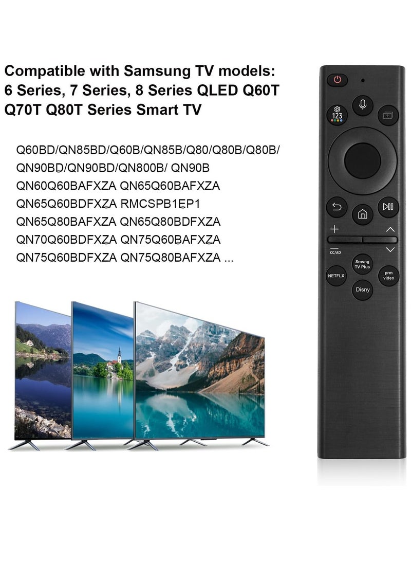 ELTRAZONE Replacement BN59-01385A Voice Remote Control for Samsung Smart TVs with Voice Function Remote Control Compatible with Samsung Smart TV Crystal Frame UHD QLED Curved 4K 8K Series with battery - Image 5